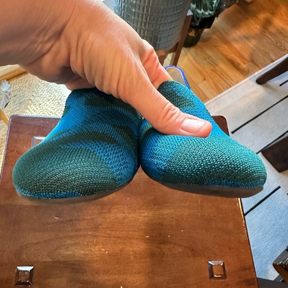 Rothy’s green and blue camo loafers - Picture 3 of 5